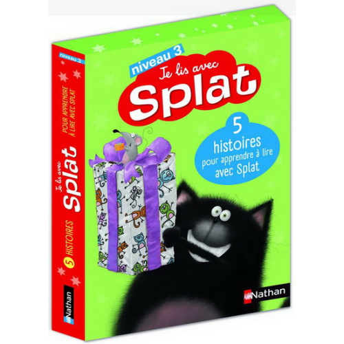Je lis avec Splat niveau 3 : coffret 5 volumes