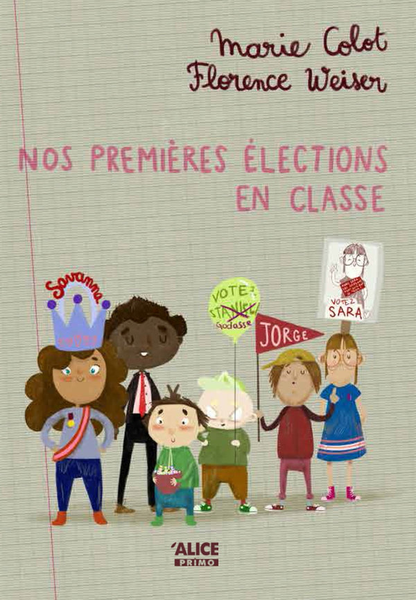 Nos premières élections en classe