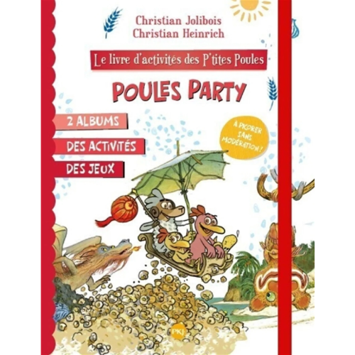 Les p'tites poules : Poules party - le livre d'activités des p'tites poules