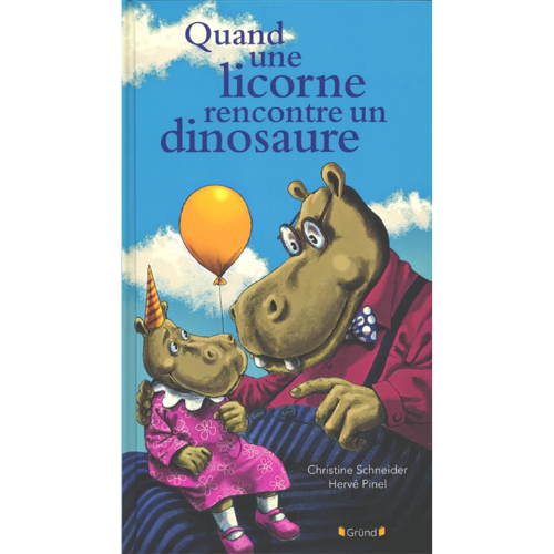 Quand une licorne rencontre un dinosaure