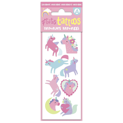 P'tits tattoos licornes
