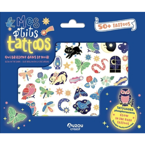 Mes p'tits tattoos : Qui brillent dans le noir