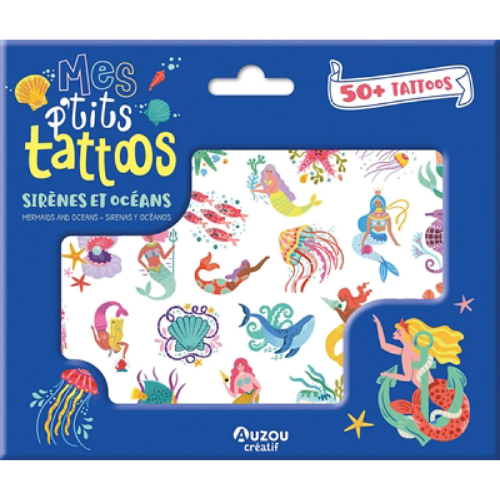 Sirènes et océans : mes p'tits tattoos