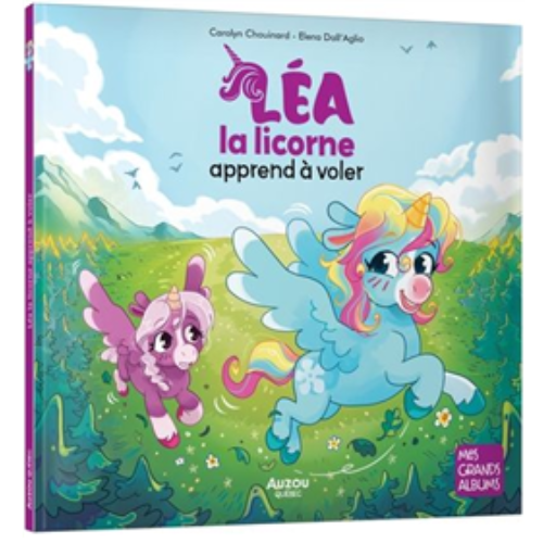 Léa la licorne apprend à voler