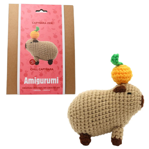 KIT DIY CROCHET – CAPYBARA ZEN