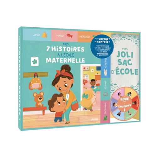Mes 7 histoires à l'école maternelle : mon coffret rentrée
