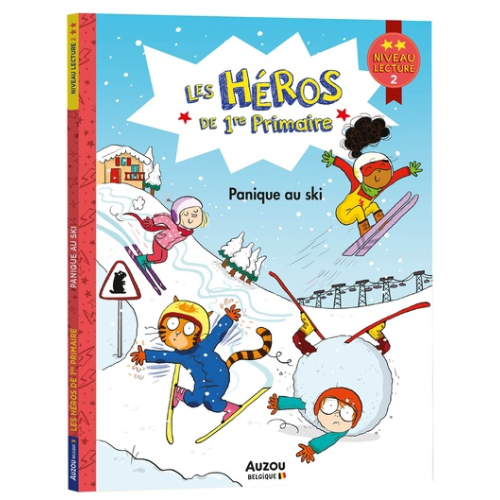 Les héros de 1re année : Panique au ski - niveau lecture 2