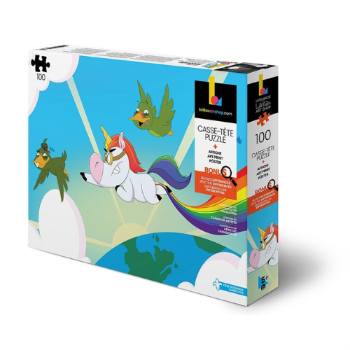 Casse-tête «Licorne arc-en-ciel»
