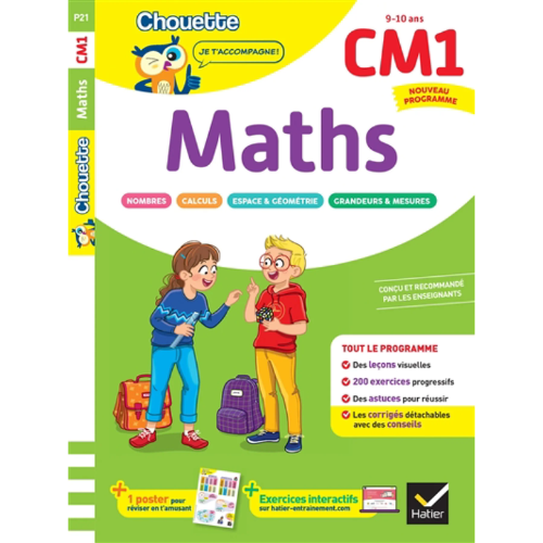 Maths CM1, 9-10 ans : nouveau programme