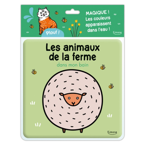 Les animaux de la ferme : dans mon bain