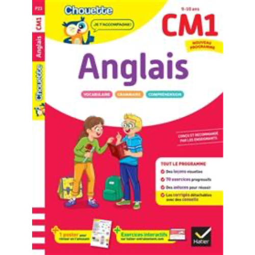 Anglais CM1, 9-10 ans