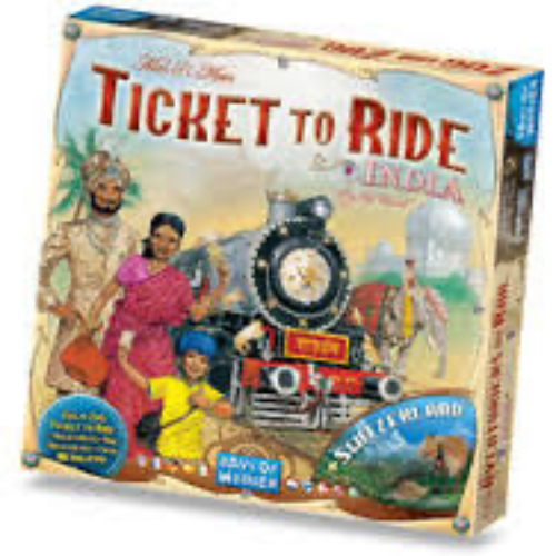 TICKET TO RIDE: MAP #2 - INDIA