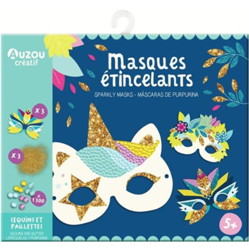 Masques étincelants : sequins et paillettes
