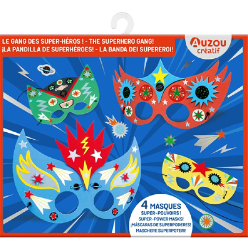 Masques à décorer : le gang des super-héros