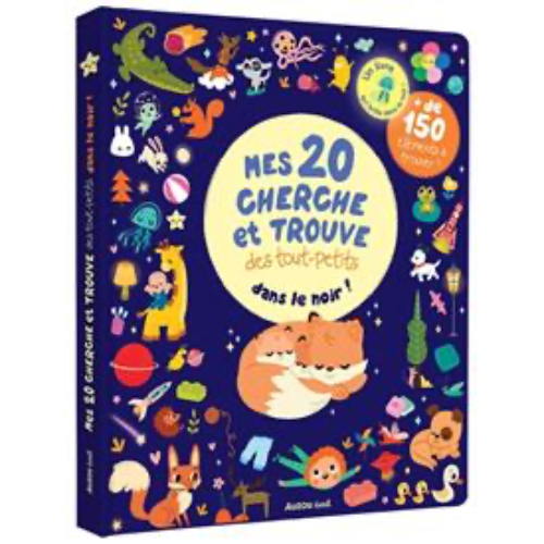 Mes 20 cherche et trouve des tout-petits : qui brillent dans le noir !