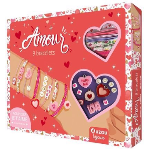 Mes jolis bijoux - Amour (9 bracelets)