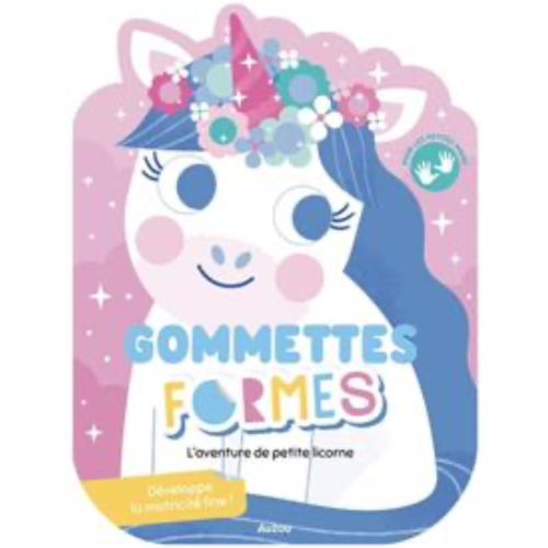 Gommettes formes : L'aventure de petite licorne
