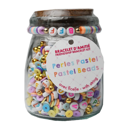 BOCAL D'ACTIVITÉS DIY – PERLES PASTEL