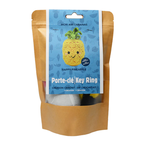 KIT DIY PORTE-CLÉS CROCHET – MON AMI L'ANANAS