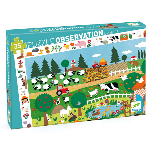 Puzzle d'Observation - La ferme 35 pcs