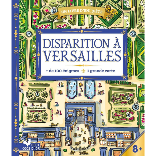 Disparition à Versailles : livre avec carte