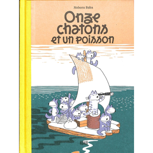 Onze chatons : Onze chatons et un poisson