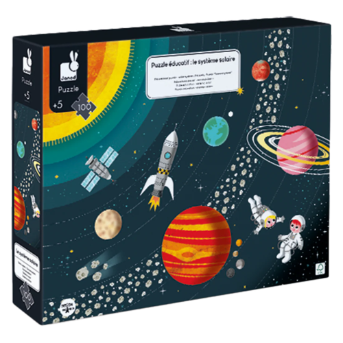 Puzzle éducatif 100pcs : Système solaire
