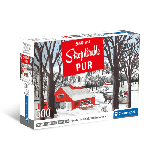 Puzzle 500pcs : Conserve de sirop d'érable
