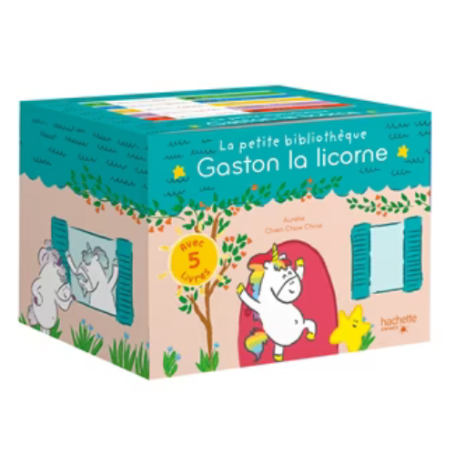 La petite bibliothèque Gaston la licorne
