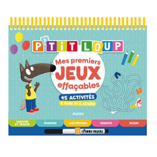P'tit Loup : Mes premiers jeux effaçables