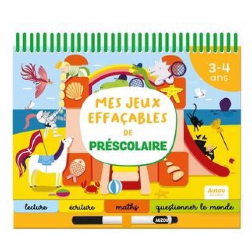Mes jeux effaçables de préscolaire