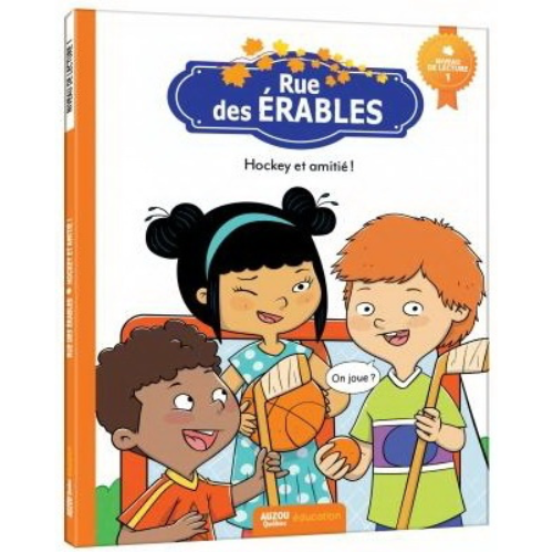 Rue des Érables : Hockey et amitié ! - niveau de lecture 1