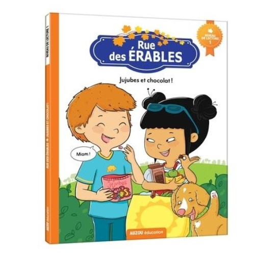 Rue des Érables : Jujubes et chocolat ! - niveau de lecture 1