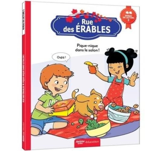 Rue des Érables : Pique-nique dans le salon ! - niveau de lecture 2