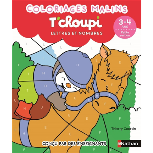 T'choupi, lettres et nombres, 3-4 ans, petite section