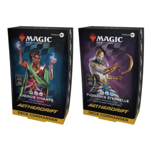 Magic: The Gathering - Assortiment de Decks Commander Aetherdrift - FR