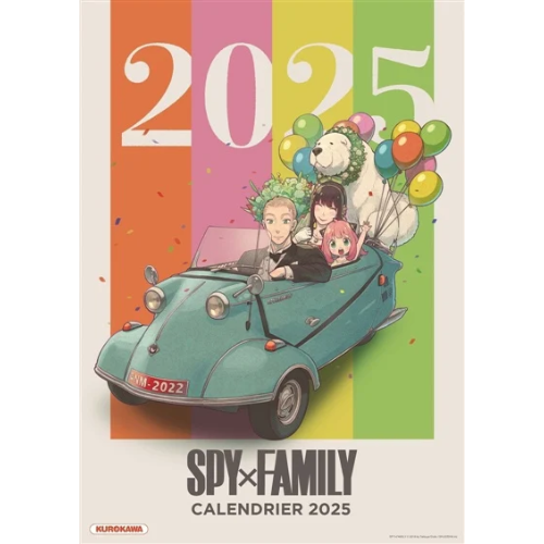 Calendrier Spy x Family 2025 Nation fransaskoise