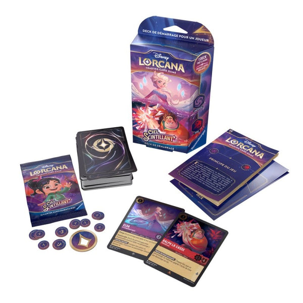 Deck de démarrage Disney Lorcana TCG (ACHAT LIMITÉ)