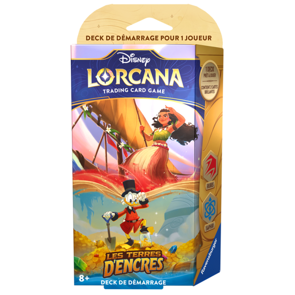 Deck de démarrage Disney Lorcana TCG (ACHAT LIMITÉ)